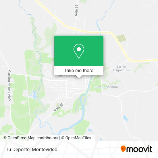 Tu Deporte map
