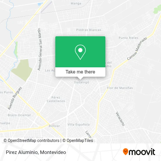 Pirez Aluminio map