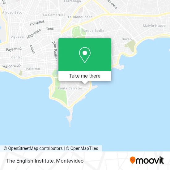 The English Institute map