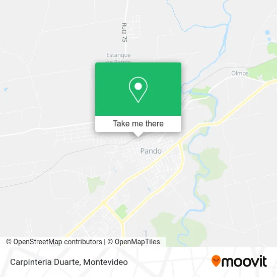 Carpinteria Duarte map