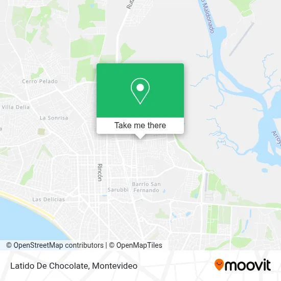 Latido De Chocolate map