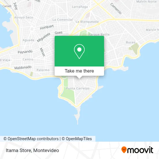 Itama Store map