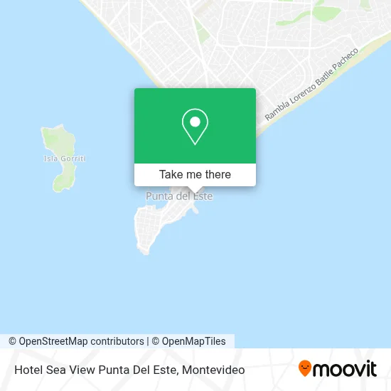 Hotel Sea View Punta Del Este map