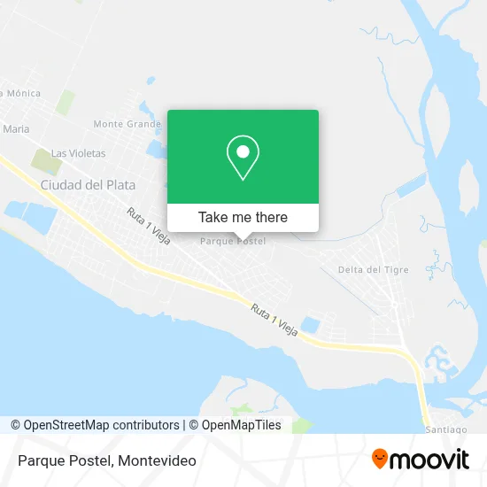 Parque Postel map