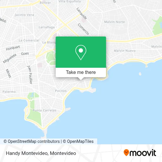 Handy Montevideo map