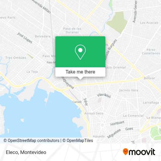 Eleco map