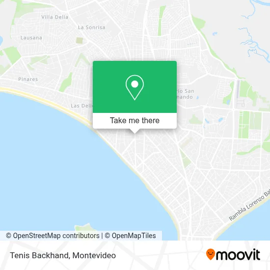 Tenis Backhand map