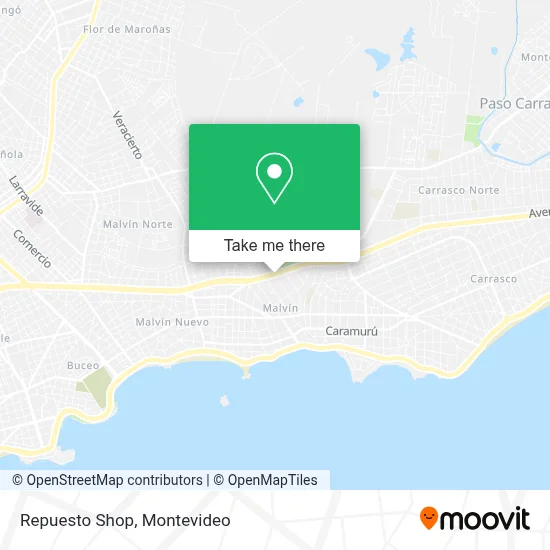Repuesto Shop map