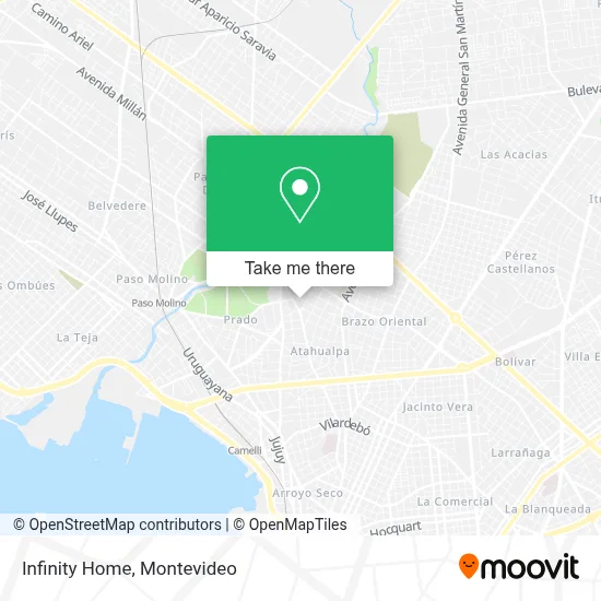 Infinity Home map