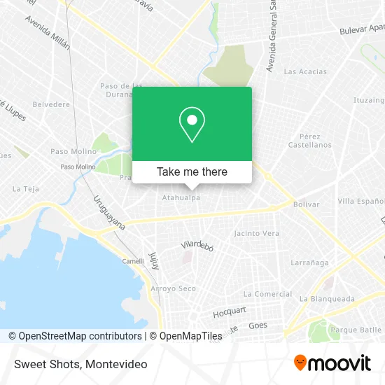 Sweet Shots map