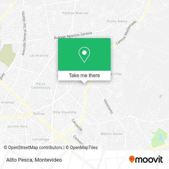 Alito Pesca map