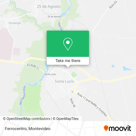 Ferrocentro map