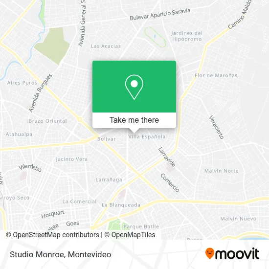 Studio Monroe map
