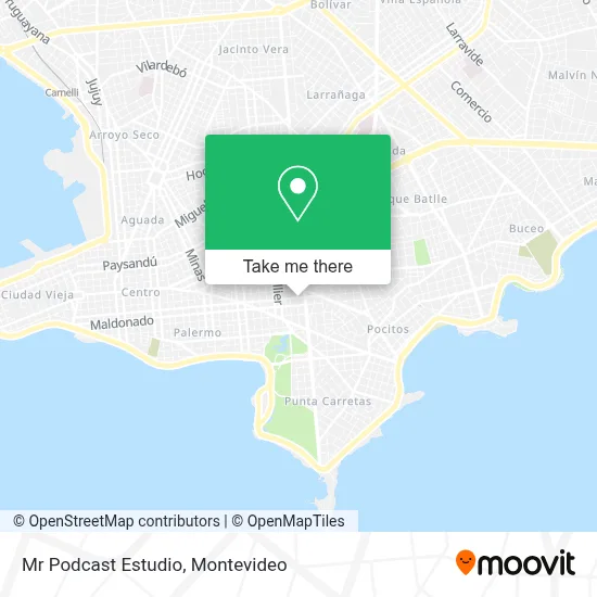 Mr Podcast Estudio map