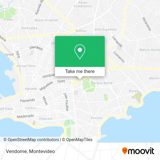 Vendome map
