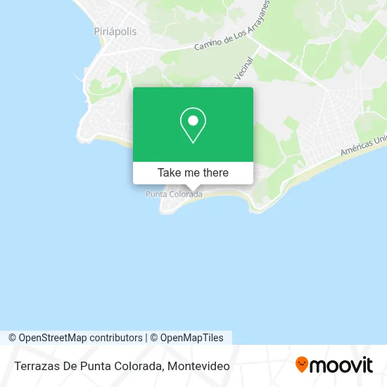Terrazas De Punta Colorada map