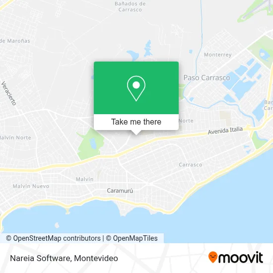 Nareia Software map