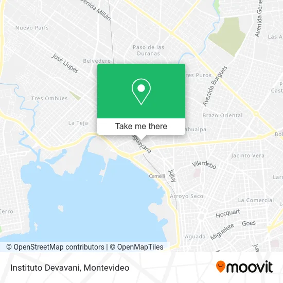 Instituto Devavani map