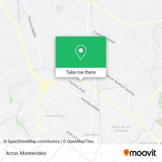 Arcor map