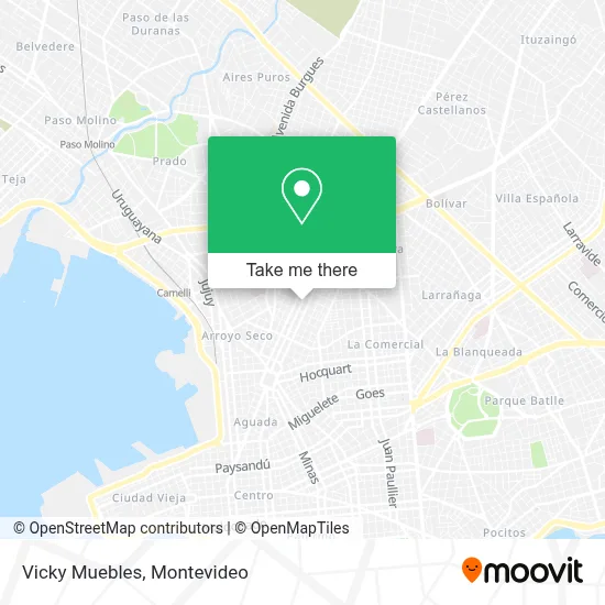 Vicky Muebles map