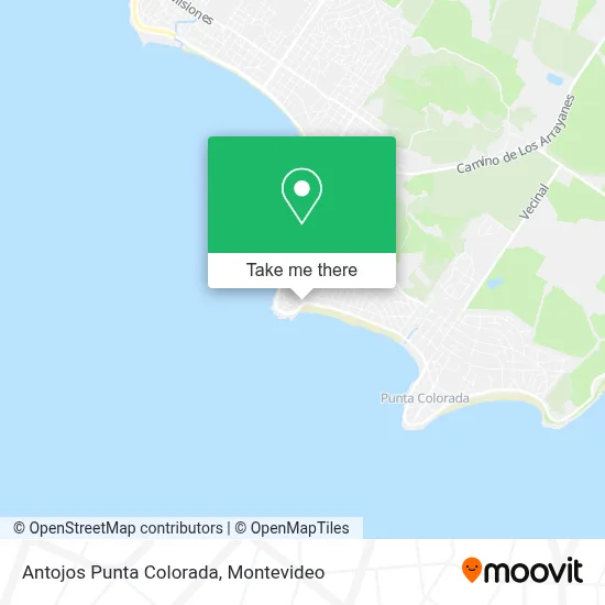 Antojos Punta Colorada map