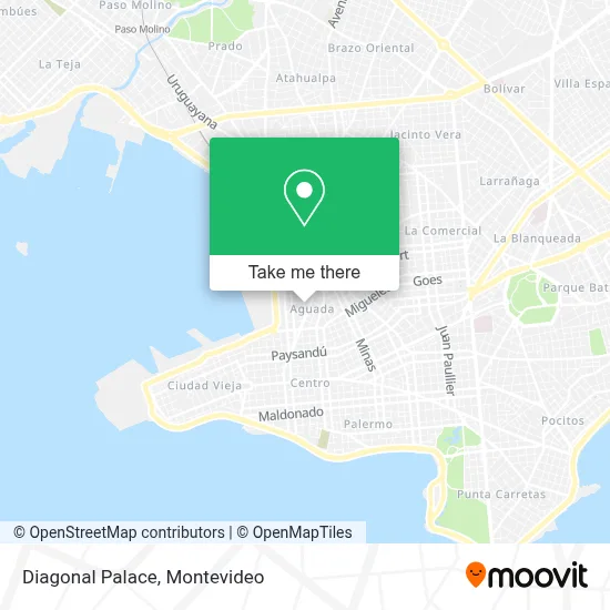 Diagonal Palace map