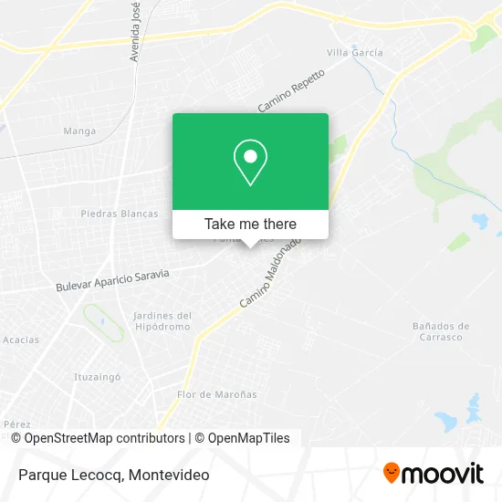 Parque Lecocq map