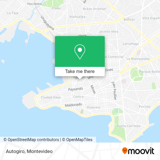 Autogiro map