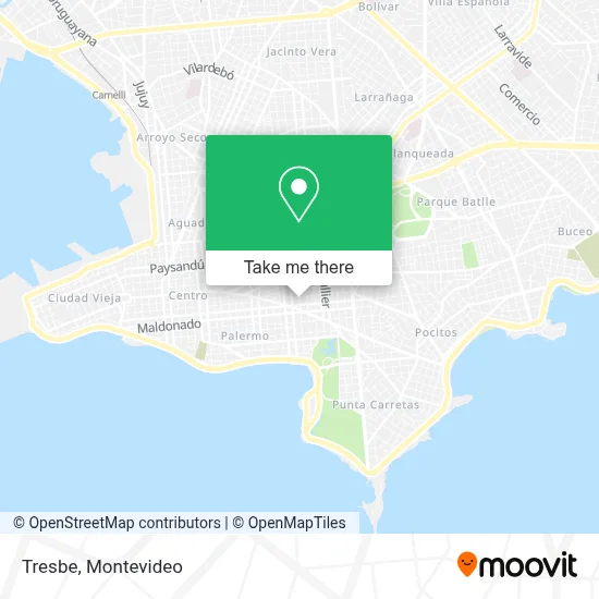 Tresbe map