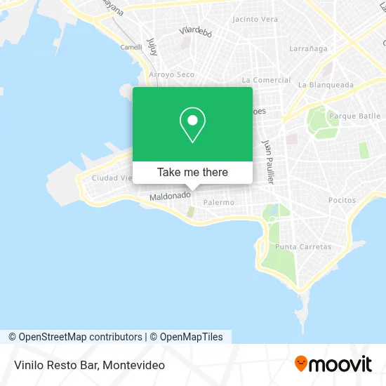 Vinilo Resto Bar map