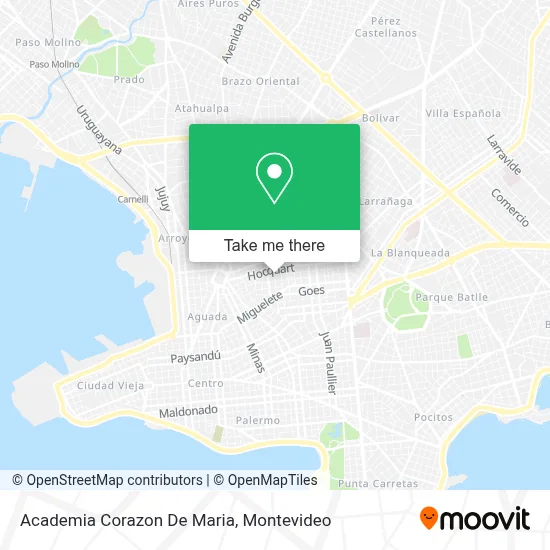 Academia Corazon De Maria map