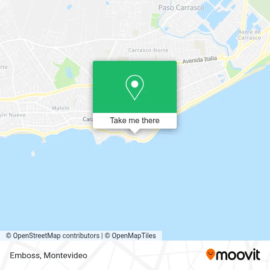 Emboss map