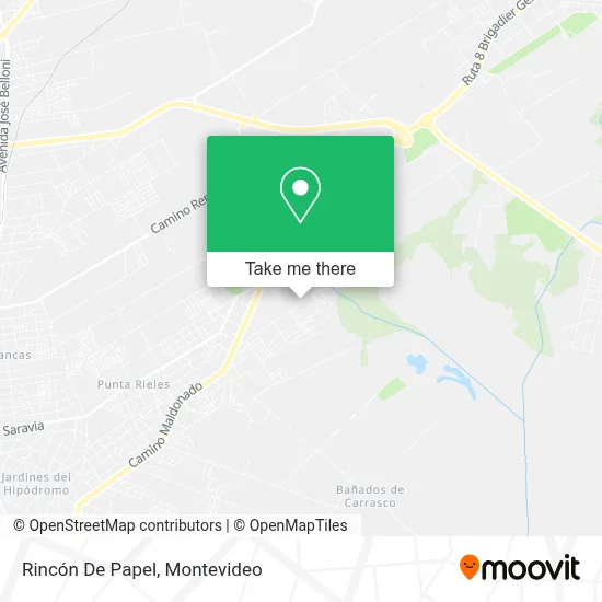 Rincón De Papel map