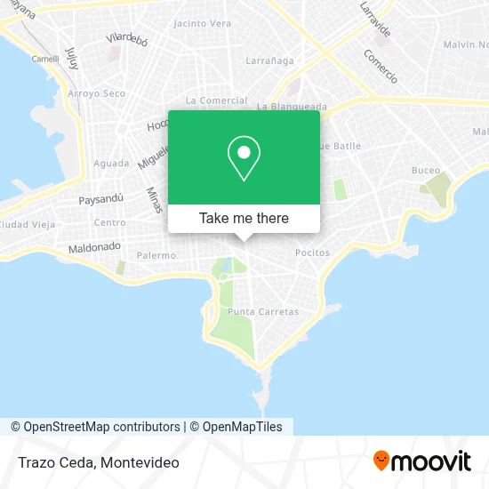 Trazo Ceda map