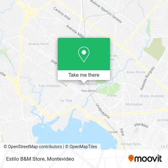 Estilo B&M Store map