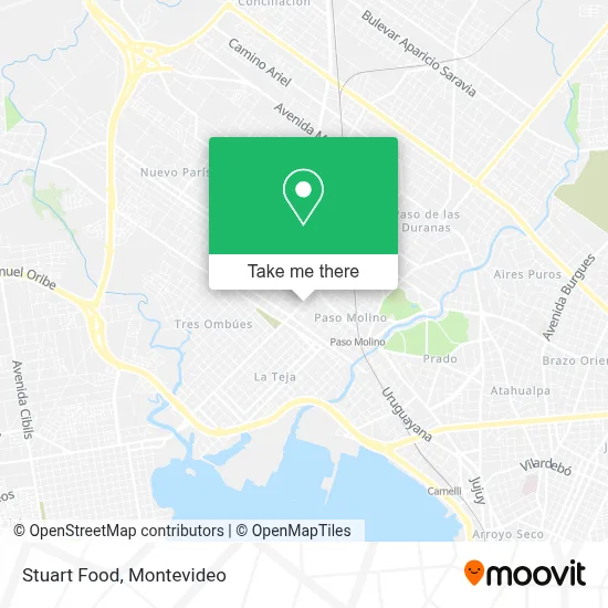 Stuart Food map