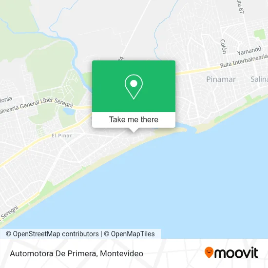 Automotora De Primera map