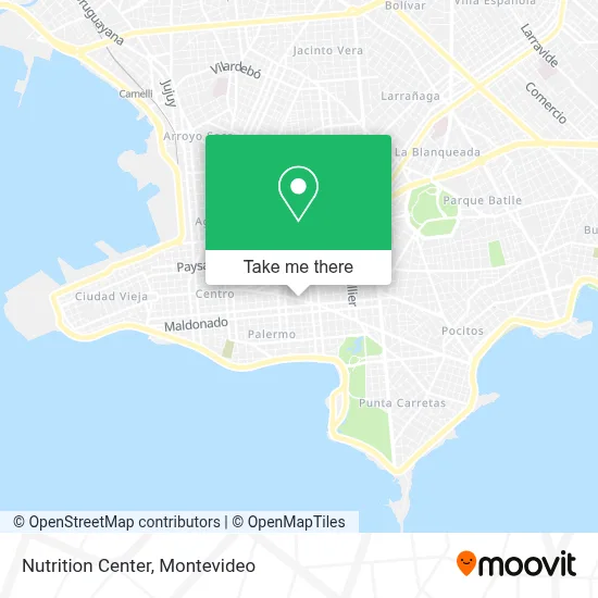 Nutrition Center map