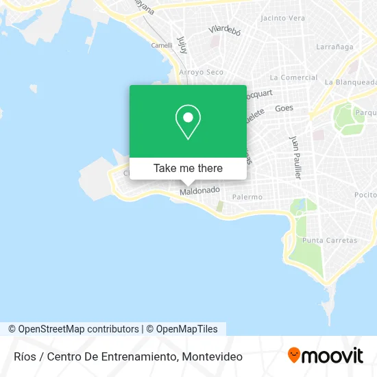 Ríos / Centro De Entrenamiento map