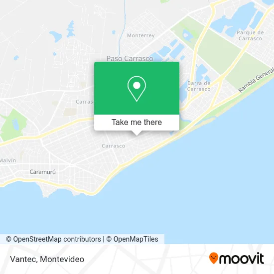 Vantec map
