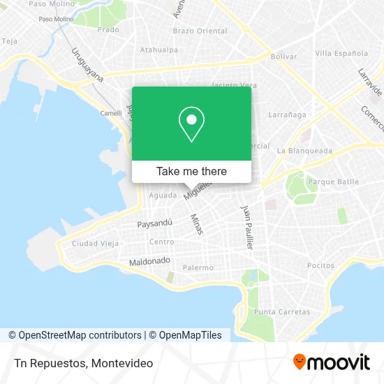 Tn Repuestos map