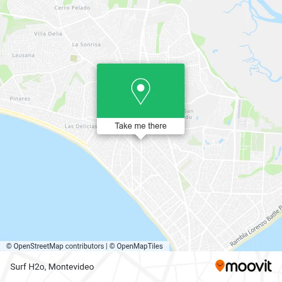 Surf H2o map