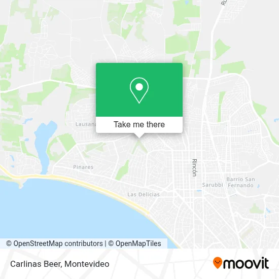 Carlinas Beer map