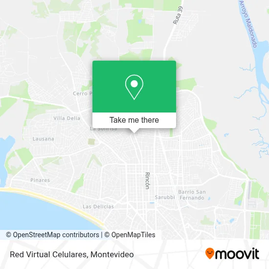 Red Virtual Celulares map