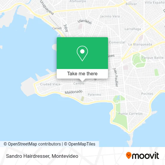 Sandro Coiffeur map