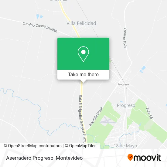 Aserradero Progreso map