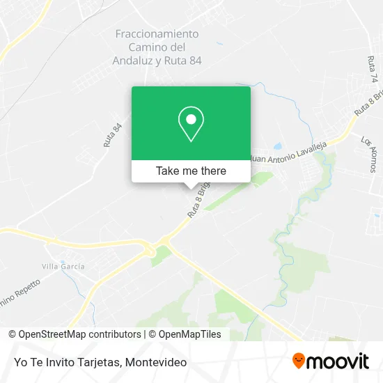 Yo Te Invito Tarjetas map