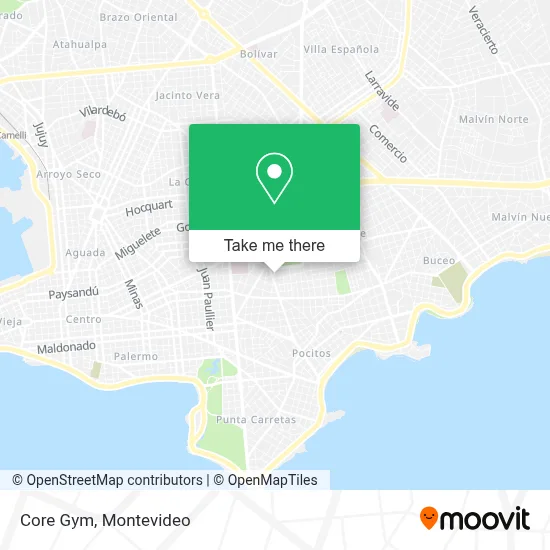 Core Gym map