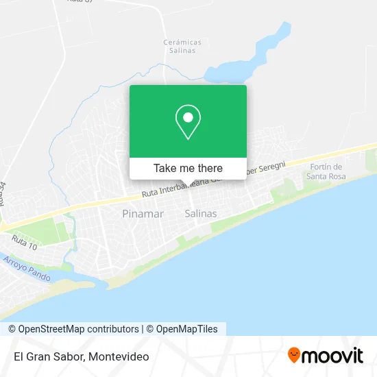 El Gran Sabor map