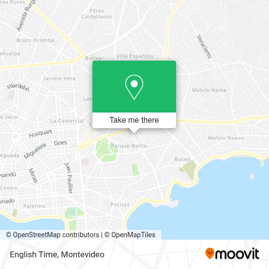 English Time map